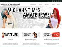 Tablet Screenshot of micha-intim.com